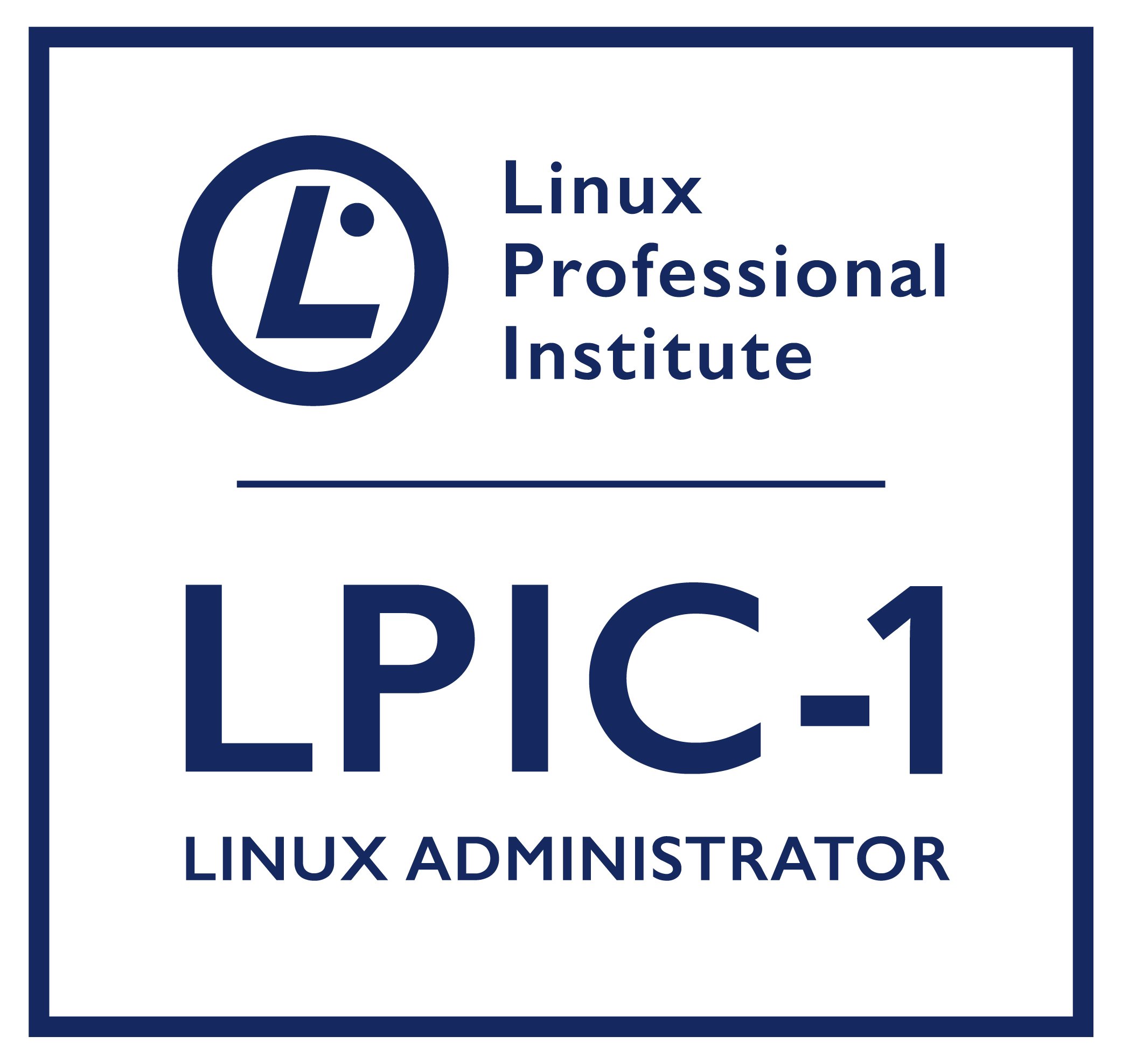 LPIC-1- Certified Linux Administrator logo